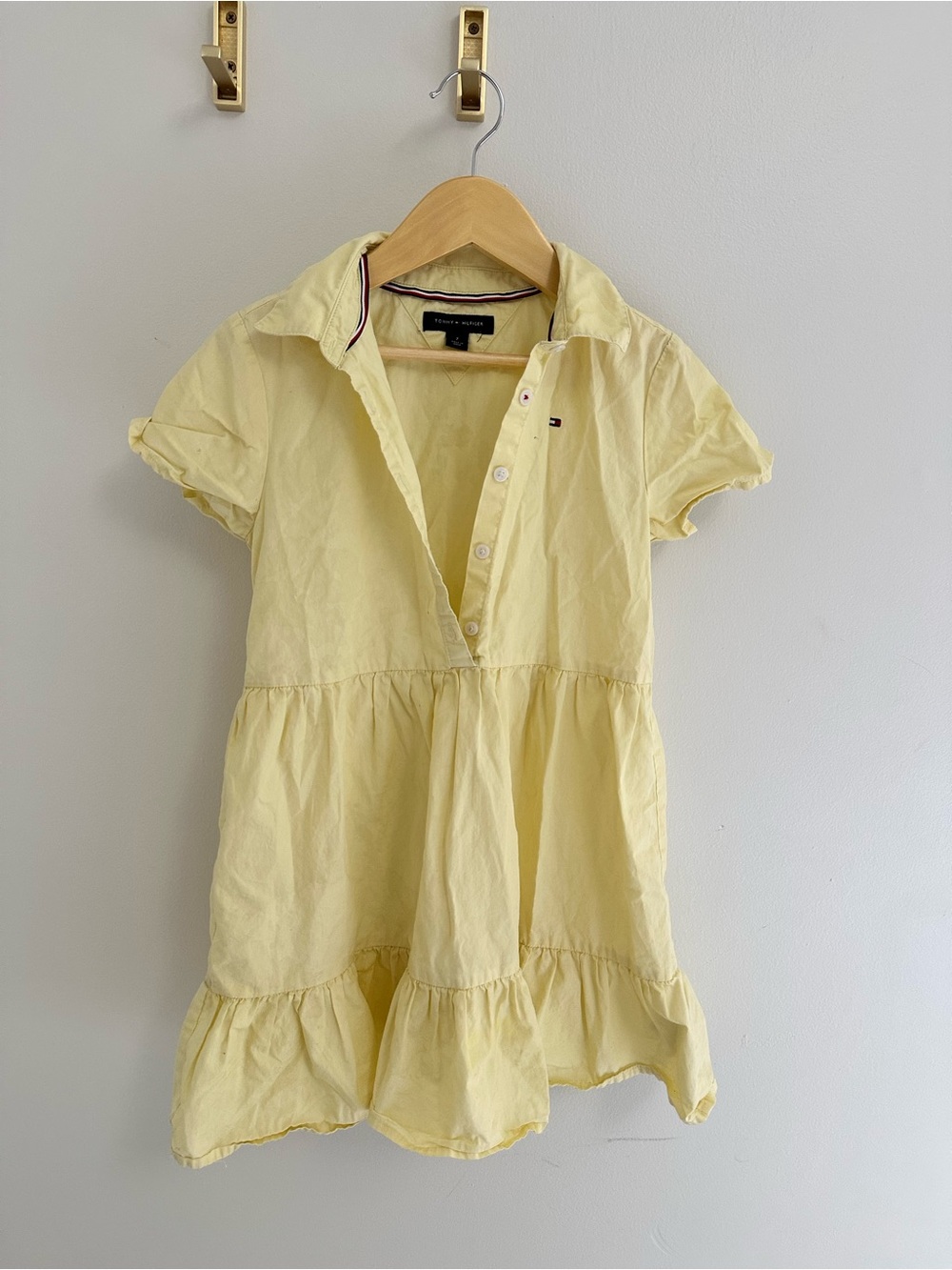 Tommy Hilfiger Yellow Girls' Polo Dress